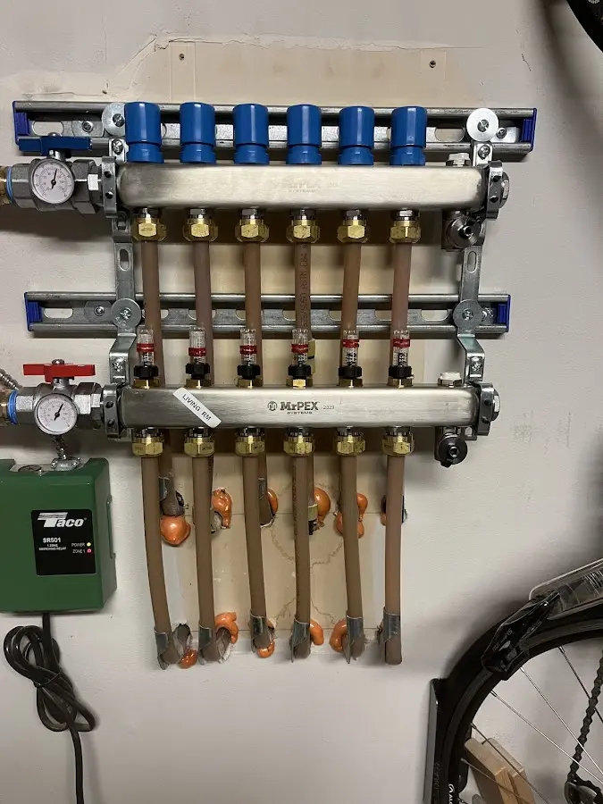 Plumber performing Leak Detection at a residential property in Sharpsville